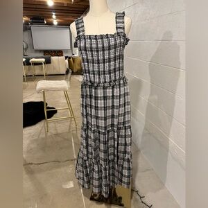 Veronica Beard Ziada Cotton-blend Voile Midi Dress